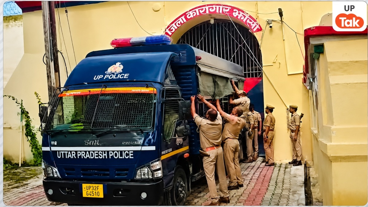 छोटे भाई की मौत का सदमा, आबान को आखिरी विदाई देने जेल से निकला अतीक का बेटा अली