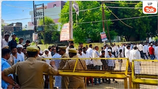 अबान के जनाजे से पहले कसारी मसारी कब्रिस्तान में पहुंच गई भारी भीड़, फिर पुलिस ने उठाया ये कदम Aban Ahmed funeral Prayagraj