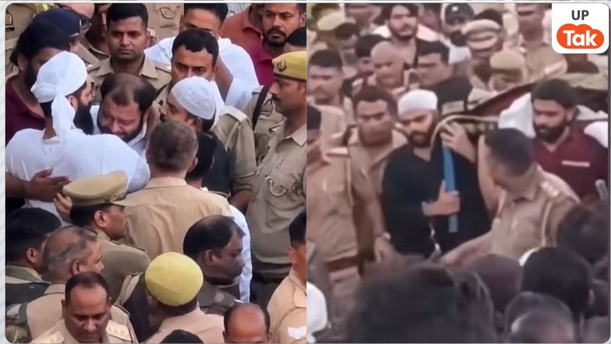 अबान की अंतिम विदाई में अतीक के तीनों बेटे उमर, अली और अजहम एक-दूसरे से लिपटकर फूट-फूटकर रोए, सामने आई तस्वीर