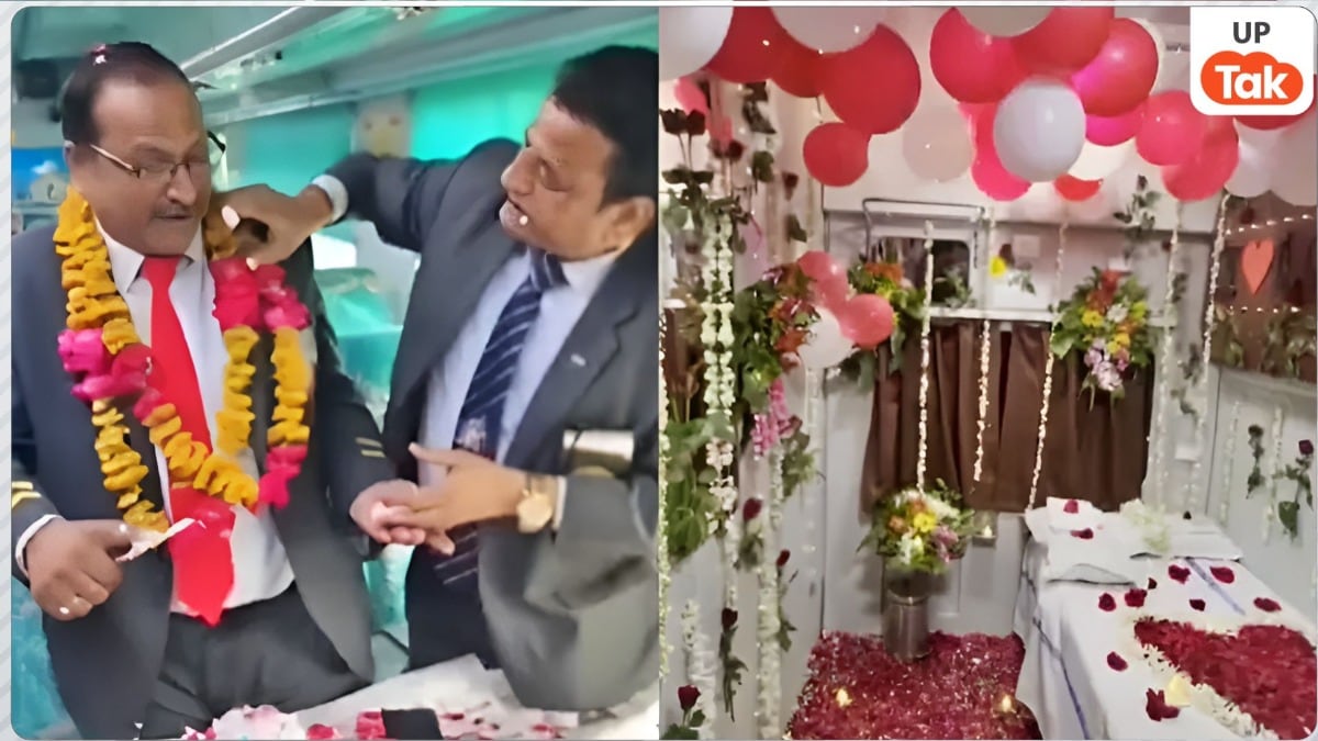 हनीमून विवाद के बाद अब शताब्दी एक्सप्रेस से बर्थडे सेलिब्रेशन का वीडियो वायरल! रेलवे ने शुरू की जांच Train Birthday Celebration