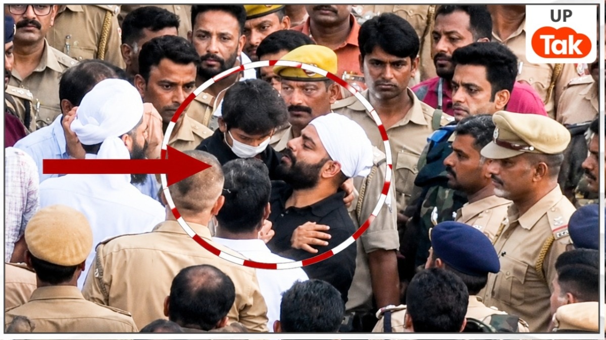अतीक के बेटों ने किस बच्चे को लगाया था गले? अबान के जनाजे से सामने आईं भावुक तस्वीरें