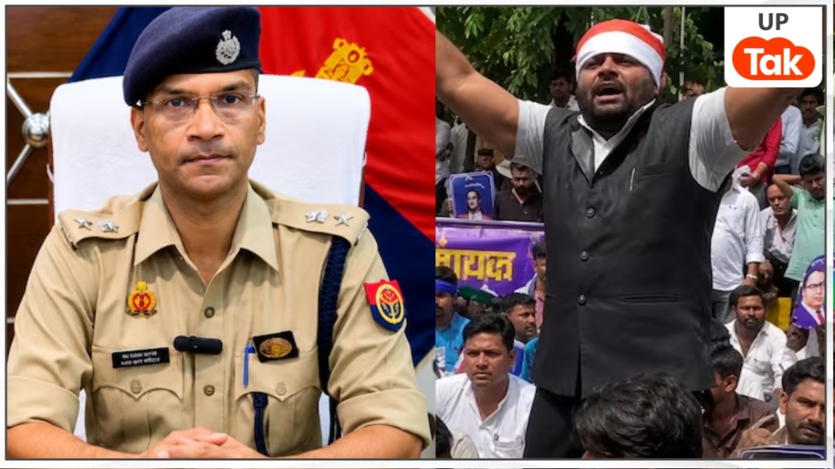दलित समाज के प्रदर्शन में वकील रवि गौतम को मारे थे थप्पड़... अब IPS अविनाश पांडे मेरठ SSP पद से हटाए गए