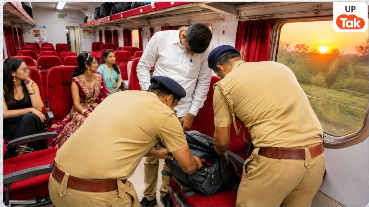 ट्रेन के AC कोच में चल रहा था बड़ा खेल! बलिया रेलवे स्टेशन पर पकड़ा गया राहुल कुमार तो सामने आई ये सच्चाई Ballia Railway Station News