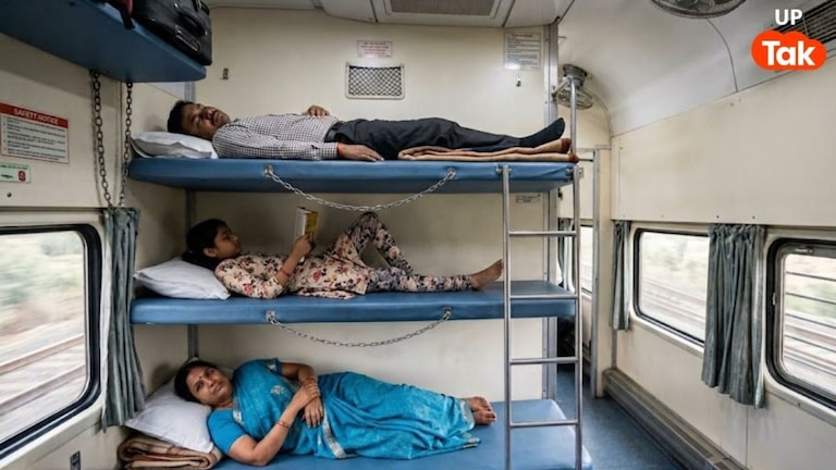 लोअर बर्थ के नीचे सामान रखने का अधिकार किसका है? कई यात्री नहीं जानते रेलवे का ये नियम UP Tak