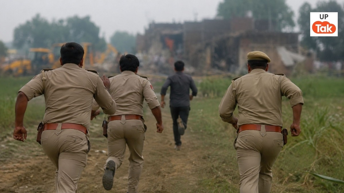 कौशांबी पटाखा फैक्ट्री ब्लास्ट के मुख्य आरोपी नौशाद अली का हुआ हाफ एनकाउंटर, पुलिस पर फायरिंग के बाद पैर में लगी गोली
