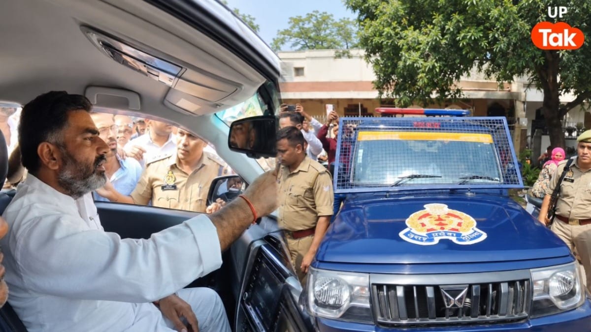 विधायक जी कहां जा रहे थे? अतुल प्रधान की गाड़ी के आगे पुलिस ने लगाई अपनी जीप, रास्ते में ही रोका UP Tak