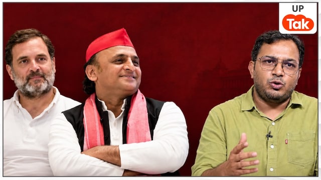 File Photo: Rahul Gandhi, Akhilesh Yadav and Laxman Yadav