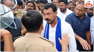 फेंका गया जूता-पत्थर... बाराबंकी में भारी बवाल के बीच चंद्रशेखर आजाद ने पुलिस पर लगाए ये आरोप Chandrashekhar Azad