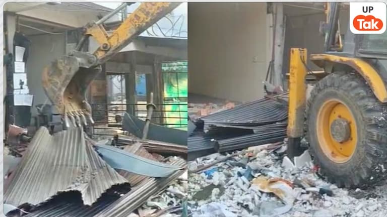 मेरठ के सेंट्रल मार्केट में फिर चला बुलडोजर, 44 सील सपंत्तियों पर कार्रवाई से मचा हड़कंप Meerut News