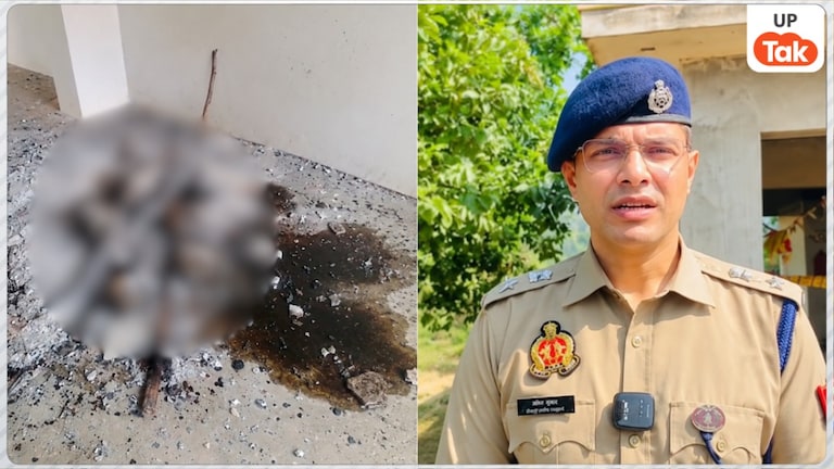 शाहजहांपुर में दो साधुओं की हत्या के बाद मंदिर में जलाई चिता, सुबह दर्शन करने गए गांववालों ने बताई पूरी कहानी UP Tak