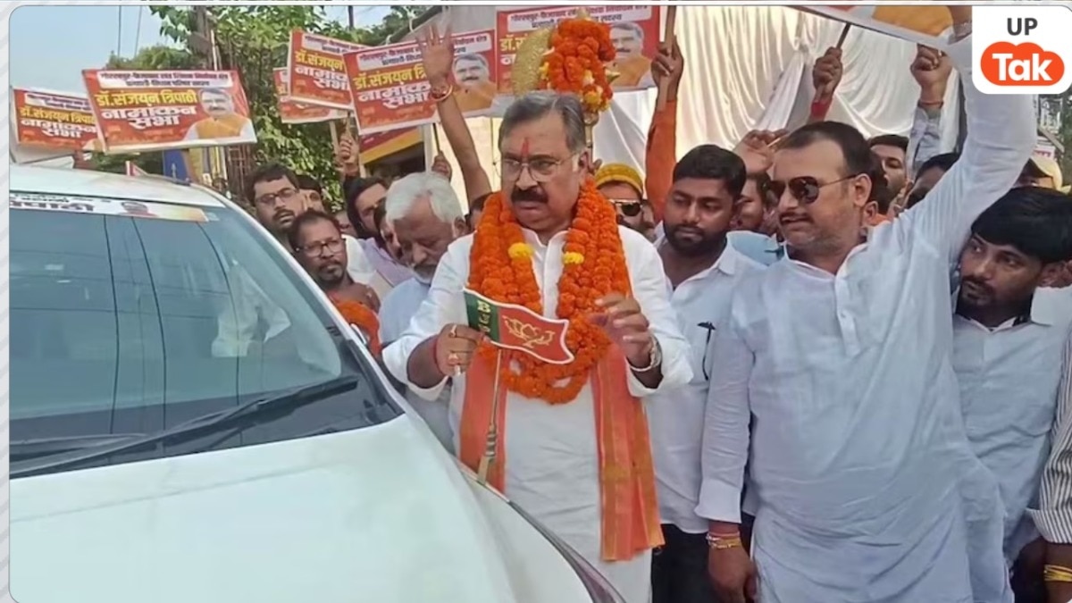 गोरखपुर से उठी बगावत की चिंगारी! एमएलसी टिकट न मिलने भाजपा के संजयन त्रिपाठी हो जाएंगे सपा में शामिल?