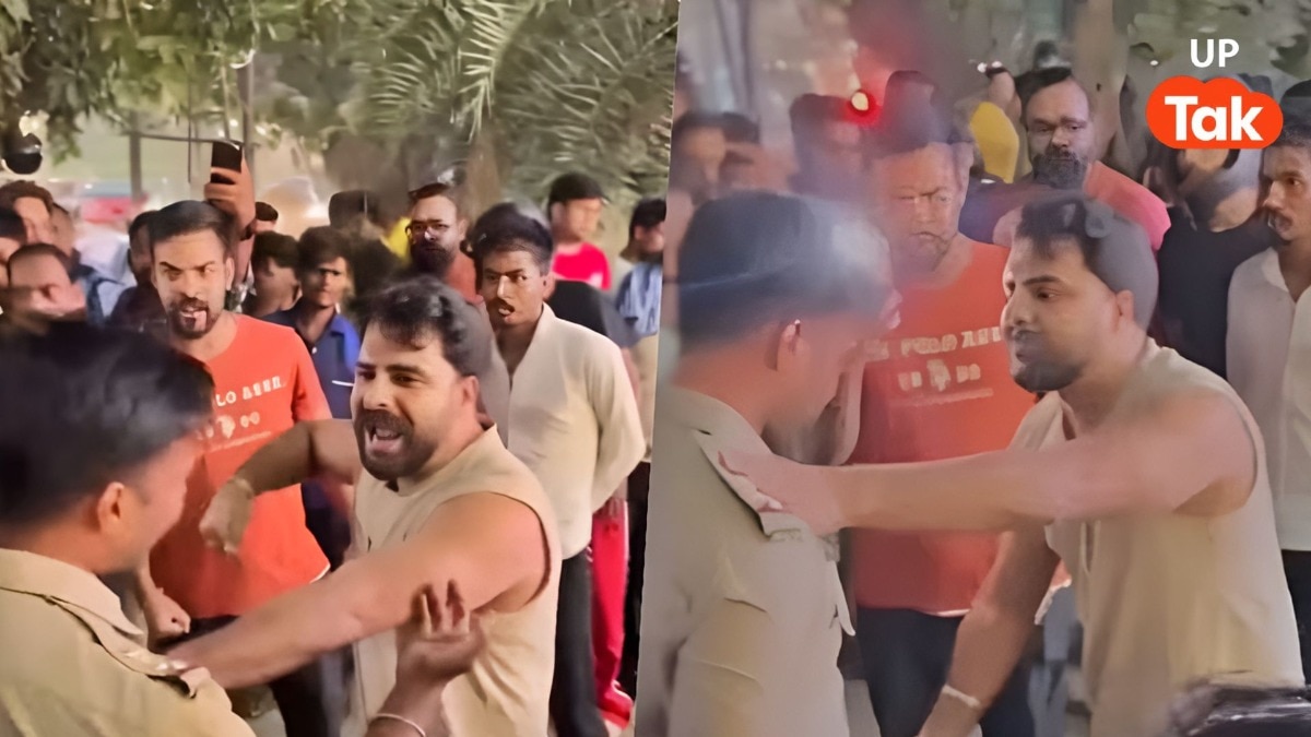 'यहीं सबके सामने माफी मांगेगा तू...' ग्रेटर नोएडा में बीमार पत्नी को देखने आए दारोगा की शख्स ने पकड़ी वर्दी, फिर हुआ ये एक्शन! 