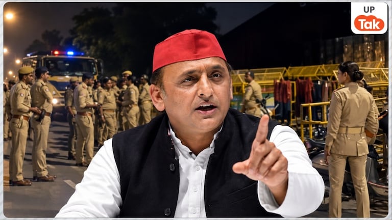 रातभर पहरा, भारी बैरिकेडिंग और फिर खुल गया गेट... JP NIC पर अखिलेश यादव के पहुंचने से पहले क्या- क्या हुआ? Akhilesh Yadav