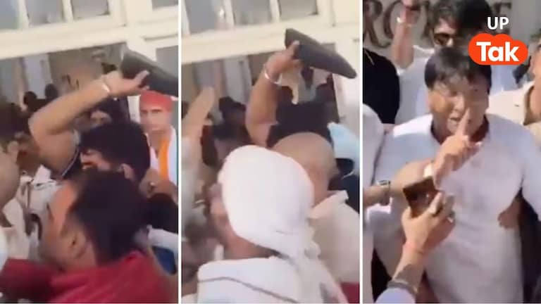 लखनऊ कांग्रेस मुख्यालय में भारी हंगामा, अजय राय और ममता चौधरी के समर्थक आपस में भिड़े, चले जूते आपस में भिड़े कांग्रेस कार्यकर्ता