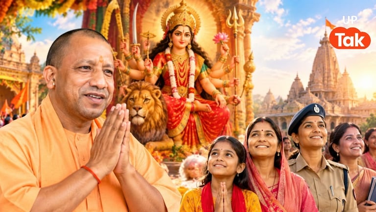 शारदीय नवरात्र पर CM योगी की प्रदेशवासियों के नाम पाती, मातृशक्ति की सुरक्षा और सम्मान पर दिया जोर CM Yogi Navratri Message