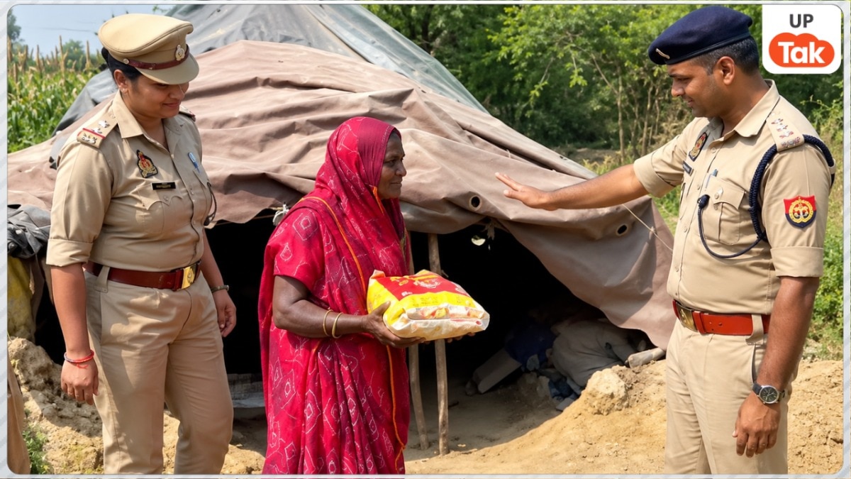 झोपड़ी में बासी रोटी खाकर अकेले रह रही बुजुर्ग महिला के पास पहुंचे ACP इमरान अहमद ने की ऐसी मदद