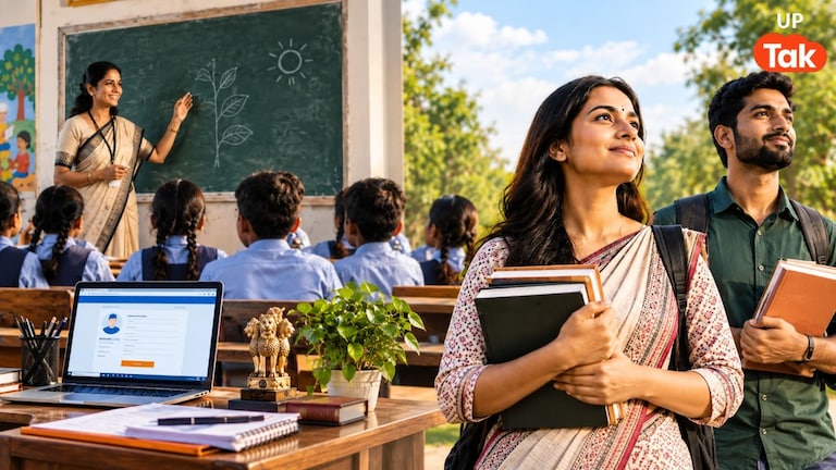 यूपी के युवाओं के लिए खुशखबरी! चुनाव से पहले 20 हजार से ज्यादा पदों पर निकली भर्ती, जानें आवेदन से लेकर परीक्षा तक की पूरी डिटेल UP Teacher Recruitment 2026