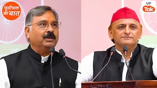 गोरखपुर से हार के बावजूद अखिलेश यादव के खास बने 'संजयन त्रिपाठी', गद-गद होकर बोले- 'पूरा जीवन सपा प्रमुख को समर्पित' Akhilesh Yadav and Sanjay Tripathi