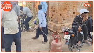 पूर्वांचल की बात: जंजीरों में बंधे दिखे सिलेंडर, प्रयागराज की इन तस्वीरों ने मचा दी हलचल LPG Gas Shortage Purvanchal