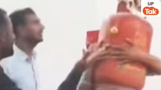 सिलेंडर पकड़कर फूट-फूट कर रोए सपा नेता, फिर रख दी ऐसी मांग कि मच गया बवाल UP Tak