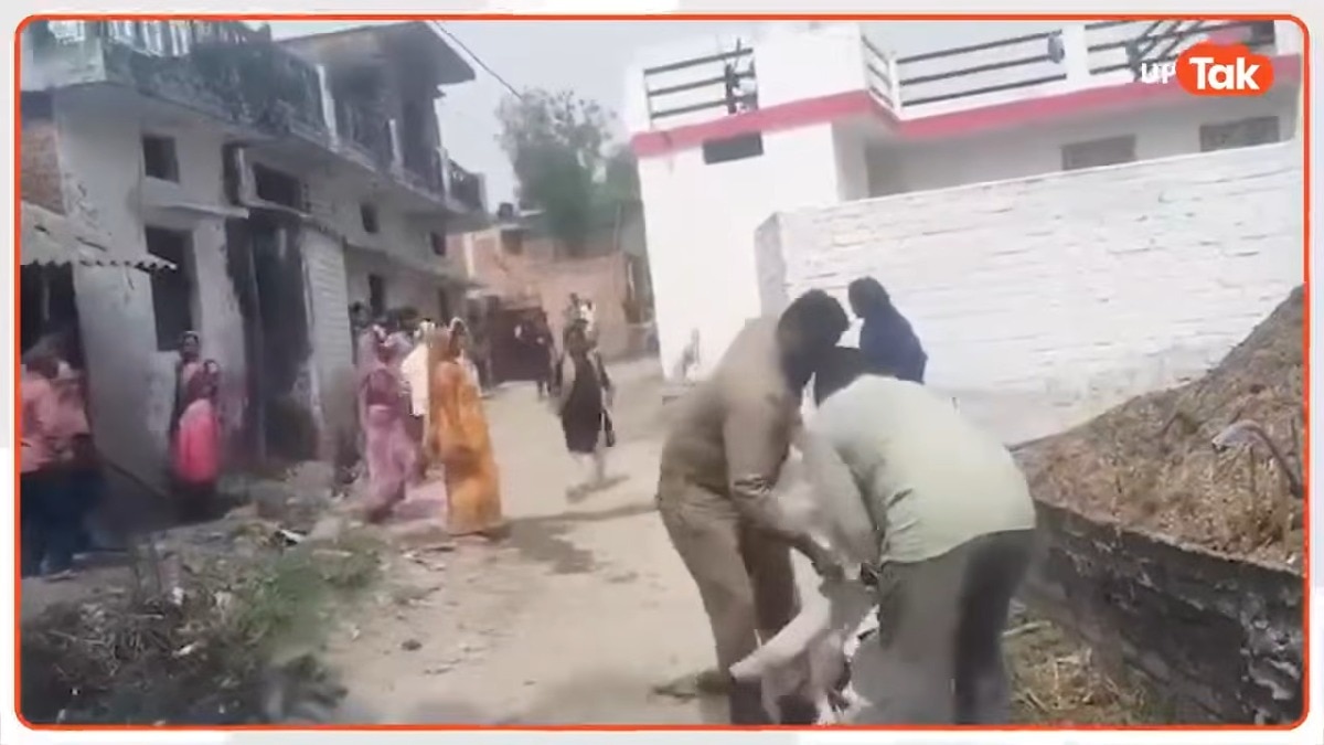 अयोध्या में पुलिस के सामने ही निषाद-यादव परिवार के बीच इस बात पर छिड़ा संग्राम, देखती रह गई पुलिस!