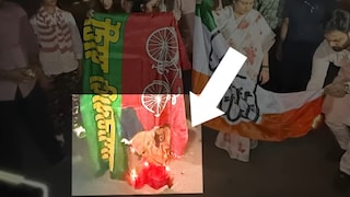 अपर्णा यादव ने सड़क पर जलाया अखिलेश यादव की तस्वीर वाला सपा का झंडा, फिर बोली उन्होंने ये कड़वी बात UP Political News