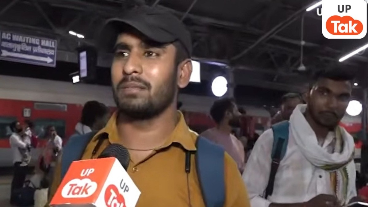 यूपी पुलिस भर्ती परीक्षा देने पहुंचे अभ्यर्थी कानपुर स्टेशन पर रातभर जमीन पर सोने को मजबूर...पेपर लीक को लेकर भी कही ये बात 