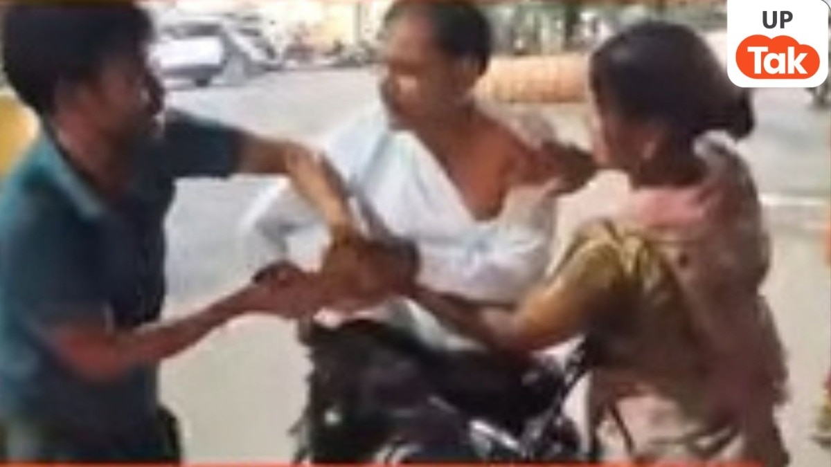फिरोजाबाद में बीच बाजार महिला ने युवक पर कर दी थप्पड़ों की बरसात...फिर सामने आई ये हैरान कर देने वाली बात, क्या हुआ? 
