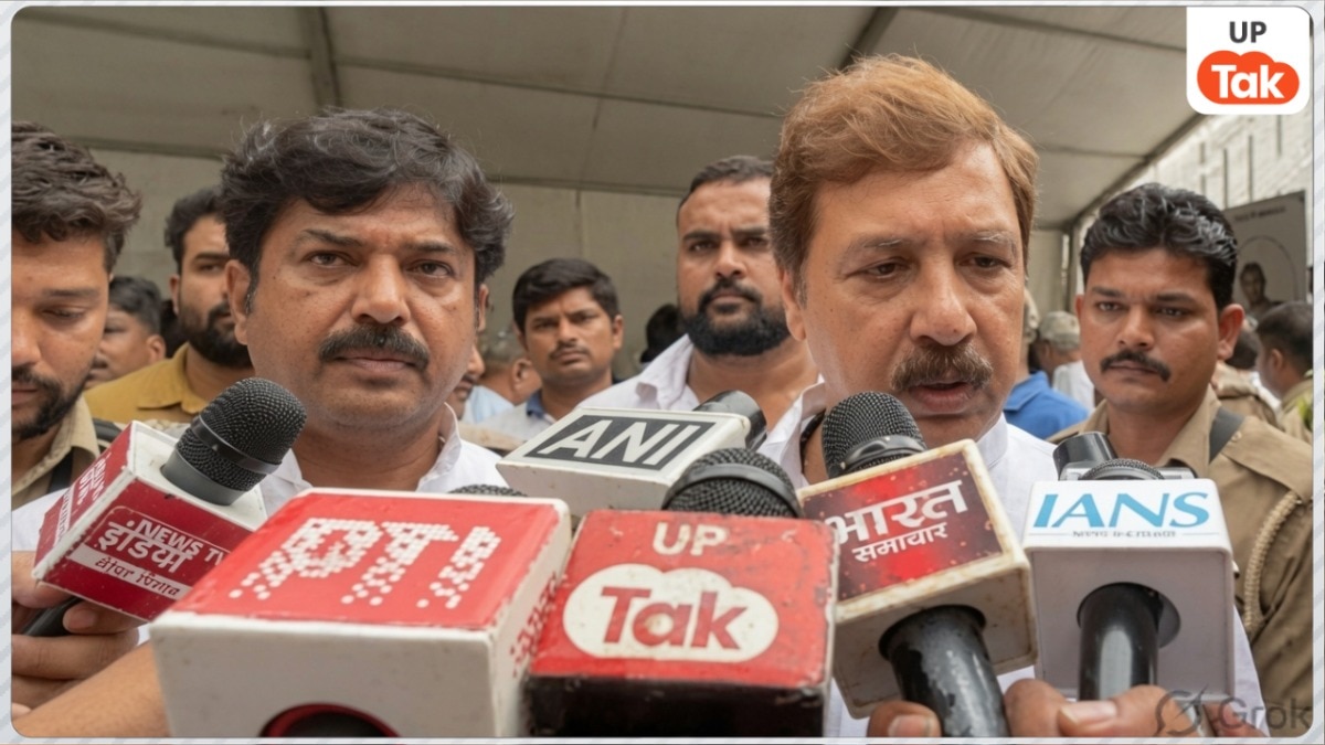 उमाशंकर सिंह को श्रद्धांजलि देने पहुंचे कई दिग्गज नेता, बाहुबली नेता धनंजय सिंह ने अंतिम विदाई के दौरान कही ये बड़ी बात 