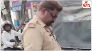 आजमगढ़ में दरोगा संतोष यादव और बीजेपी नेता के बीच हुई झड़प, सोशल मीडिया पर वीडियो वायरल, पुलिस ने दी ये सफाई UP Tak