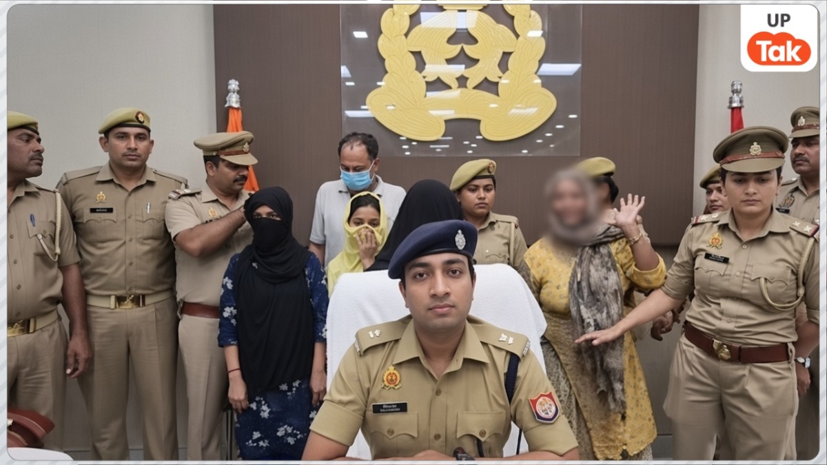 बिजनौर में पुलिस की प्रेस कॉन्फ्रेंस के दौरान खुदको निर्दोष बताने वाली महिला कौन? सच जानकर पकड़ लेंगे माथा!