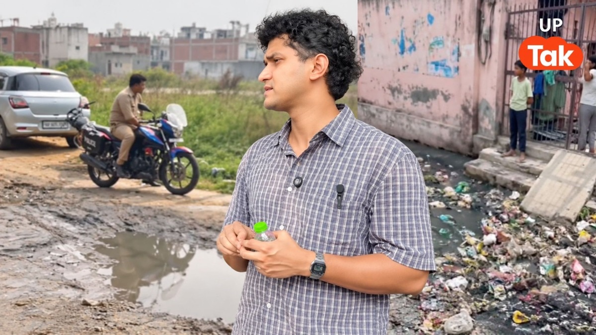 ग्रेटर नोएडा में स्कूलों का ‘विकास मॉडल’ दिखाने पहुंचे सौरभ दास, कीचड़ भरी सड़कों से लेकर स्कूल गेट तक मचा बवाल; ग्रामीणों से हुई तीखी बहस