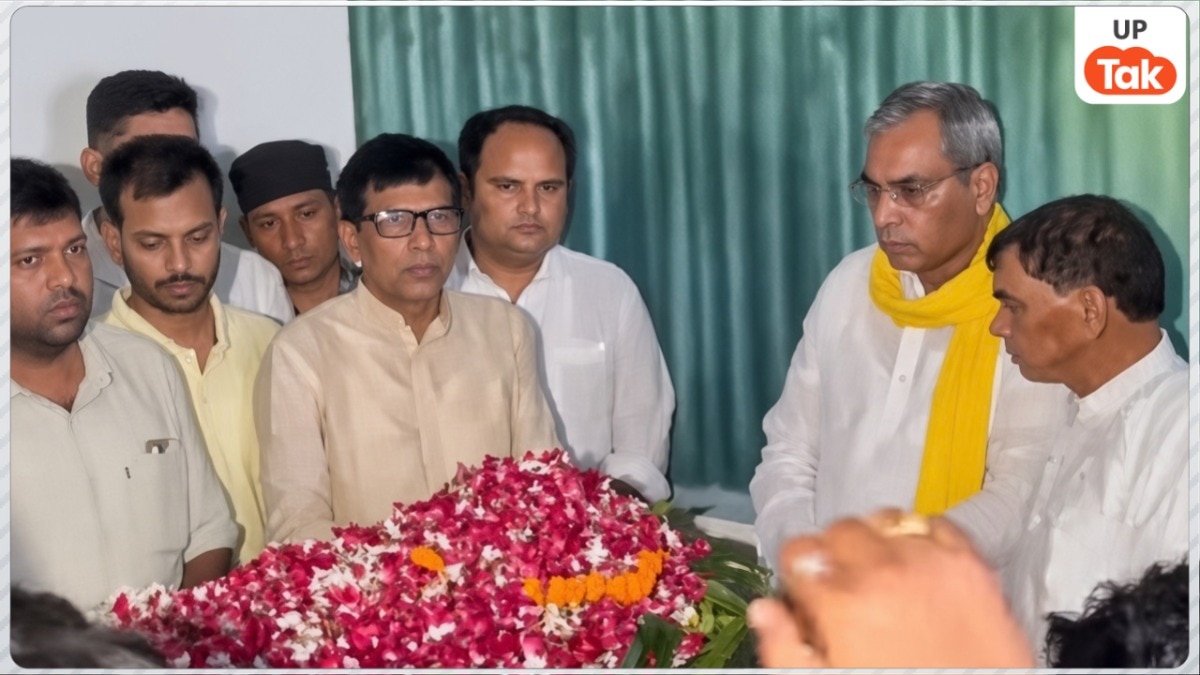 सपा के दिग्गज नेता रामगोविंद चौधरी के निधन पर भावुक हुए ओपी राजभर, अपने पुराने साथी को दी श्रद्धांजलि; कही ये बड़ी बात