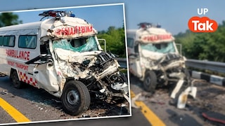 पूर्वांचल एक्सप्रेस वे पर शहीद के पार्थिक शरीर को लेकर जा रही एंबुलेंस को वाहन ने मारी टक्कर, 4 लोगों की हुई मौत Sultanpur Ambulance Accident