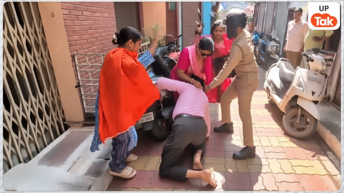 झांसी में बेटे ने नाबालिग से की छेड़छाड़, पिता ने मामले को दबाने के लिए 50 लाख का दिया ऑफर, फिर महिलाओं ने की जमकर पिटाई