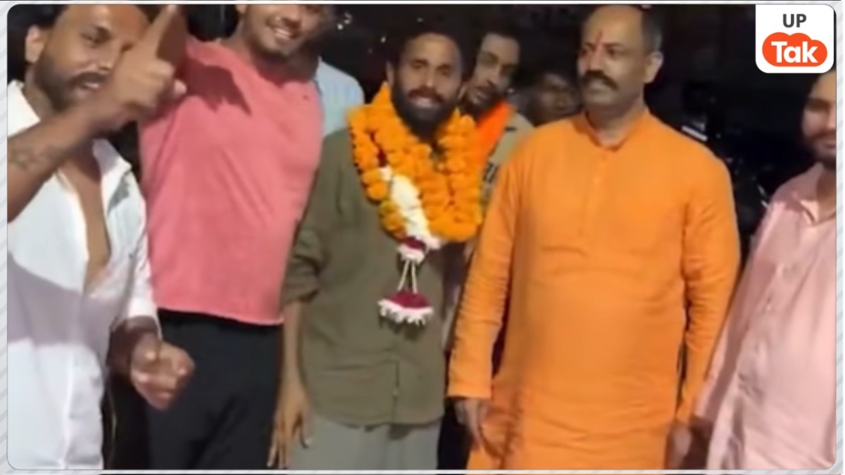 CJP प्रोटेस्ट में मारपीट करने वाले हिंदू रक्षा दल के नेता रविंदर की रिहाई के बाद ऐसे हुआ स्वागत