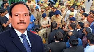 प्रयागराज में जमीन विवाद के चलते वकील सतीश चंद्र श्रीवास्तव की सरेआम हत्या, एसआरएन अस्पताल के बाहर वकीलों और परिजनों का हंगामा Prayagraj News