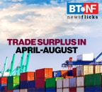 India sees $14.20 billion trade surplus in April-August