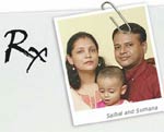 Saibal and Sumana Sinha with family
