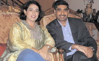 Narinder Kapur and Ira Mehra