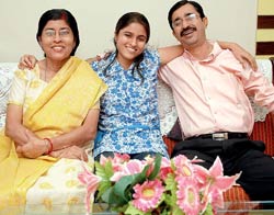 Bibek Roy with family