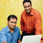 Kaushik Mukherjee (left) and Arun Balakrishnan Kaushik Mukherjee (left) and Arun Balakrishnan