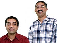 Vinod (left) and Vivek