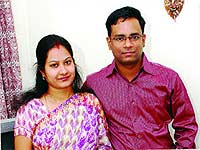 Dipankar Patnaik (with wife)