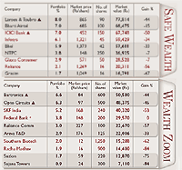 Safe Wealth and Wealth Zoom portfolio