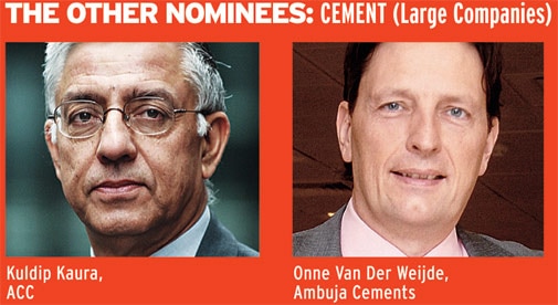 The other nominees: Cement (Large companies)
