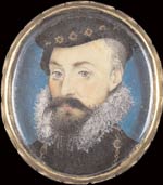 Robert Dudley, Earl of Leicester, by 16th century miniature artist Nicholas Hilliard Robert Dudley, Earl of Leicester, by 16th century miniature artist Nicholas Hilliard