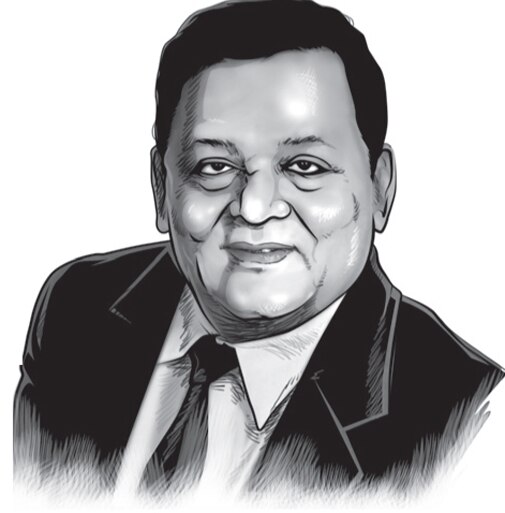 A sketch of L&T's AM Naik
