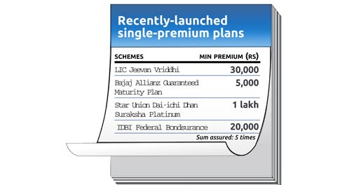 Recently launched single-premium plans