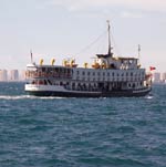 A ferry ride on the Aegean Sea